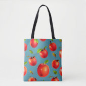 Crisp Red Apples Pattern Tote Bag (Voorkant)