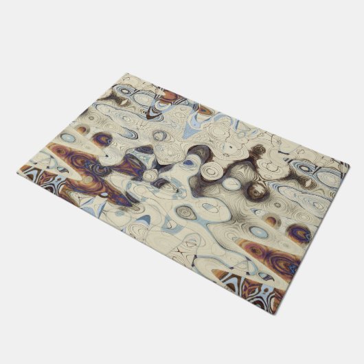 Crisp Retro Patroon Deurmat (Schuin)