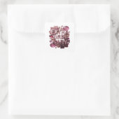 Crisp Roze EXTRAORDINARY Sticker Motief (Tas)