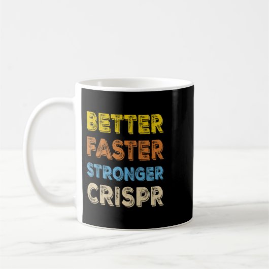 Crisper DNA geeft grappige wetenschapper bioloog u Koffiemok (Links)