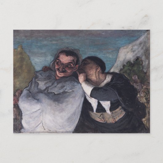 Crispin en Scapin Briefkaart (Voorkant)