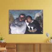 Crispin en Scapin Canvas Afdruk (Insitu (Woonkamer))