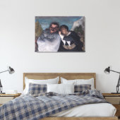 Crispin en Scapin Canvas Afdruk (Insitu (Slaapkamer))