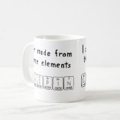 Crispin periodieke lijstnaam mok (Voorkant links)