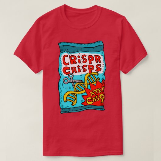 crispr cas9 chips t-shirt (Design voorkant)