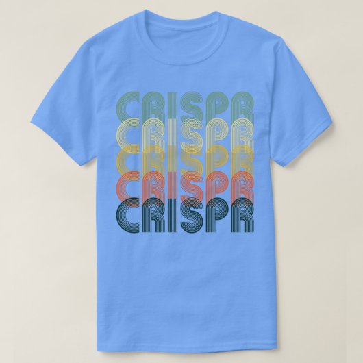 CRISPR Cas9  Retro Science Biology T-shirt (Design voorkant)