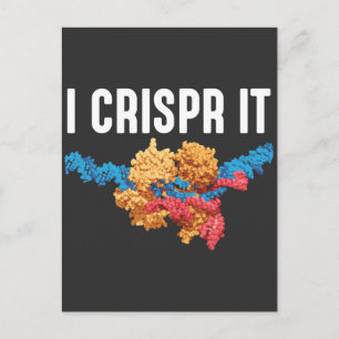 Crispr DNA-organismen Science Biology Teacher Briefkaart
