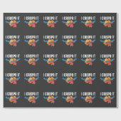 Crispr DNA-organismen Science Biology Teacher Cadeaupapier (Vlak)