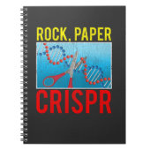 Crispr Funny Biology Student Science Biologist DNA Notitieboek (Voorkant)