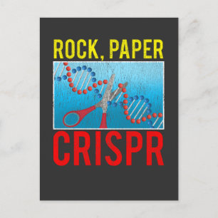 Crispr Funny Biology Student Science Bioloog DNA Briefkaart