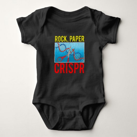 Crispr Funny Biology Student Science Bioloog DNA Romper (Voorkant)