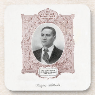 Crispus Attucks: Martelaar van de Amerikaanse Revo Bier Onderzetter