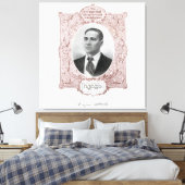 Crispus Attucks: Martelaar van de Amerikaanse Revo Canvas Afdruk (Insitu (Slaapkamer))