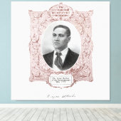 Crispus Attucks: Martelaar van de Amerikaanse Revo Canvas Afdruk (Insitu (Houten vloer))