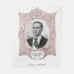 Crispus Attucks: Martelaar van de Amerikaanse Revo Fleece Deken