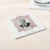 Crispus Attucks: Martelaar van de Amerikaanse Revo Kartonnen Onderzetters (Schuin)