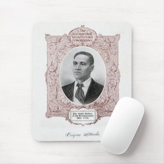 Crispus Attucks: Martelaar van de Amerikaanse Revo Muismat (Met muis)