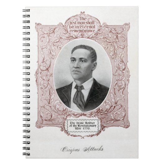 Crispus Attucks: Martelaar van de Amerikaanse Revo Notitieboek (Voorkant)