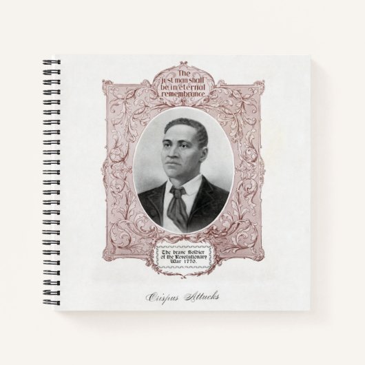 Crispus Attucks: Martelaar van de Amerikaanse Revo Notitieboek (Voorkant)