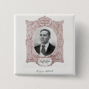 Crispus Attucks: Martelaar van de Amerikaanse Revo Vierkante Button 5,1 Cm