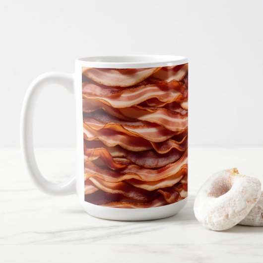Crispy Bacon Koffiemok (Met donut)