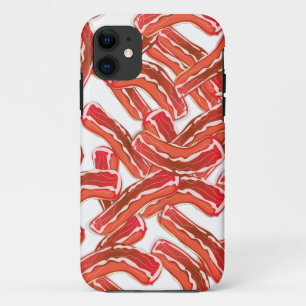 Crispy Bacon Pattern iPhone 11 Hoesje