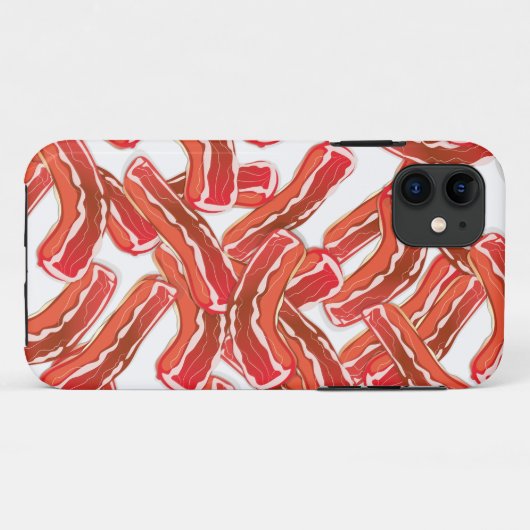 Crispy Bacon Pattern Case-Mate iPhone Case (Achterkant (horizontaal))