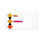 Crispy Clean Basket Weave (to-from Labels) Etiket (Voorkant)