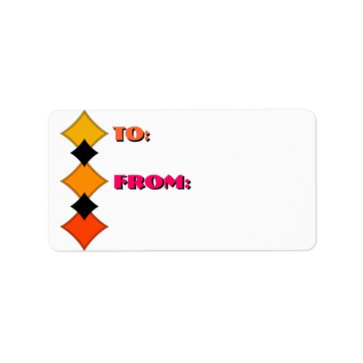 Crispy Clean Basket Weave (to-from Labels) Etiket (Voorkant)