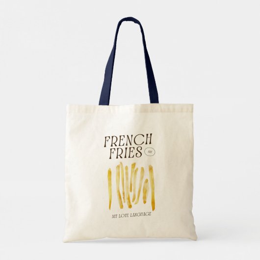 Crispy Fries Lovers Canvas tas (Achterkant)