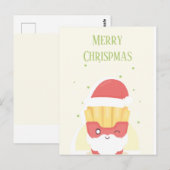 Crispy Patties Prettig Kerstfeest Briefkaart (Voorkant / Achterkant)
