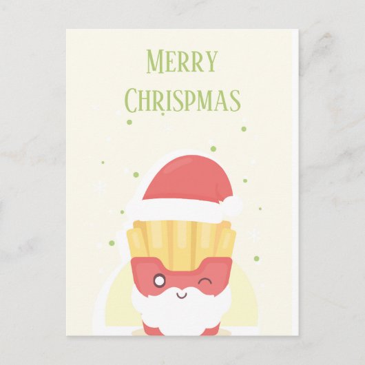 Crispy Patties Prettig Kerstfeest Briefkaart (Voorkant)
