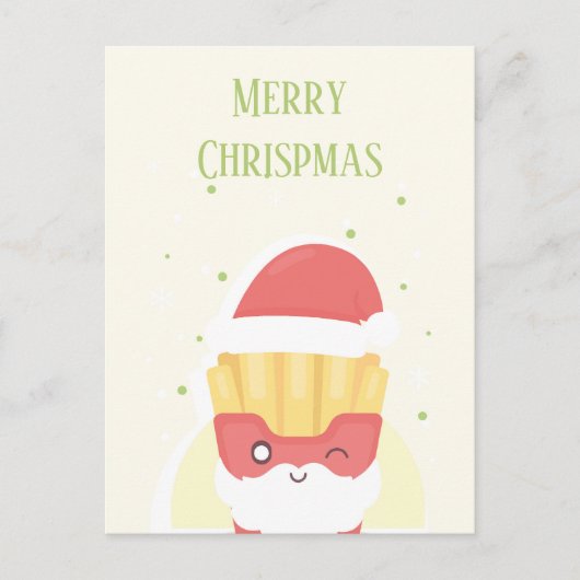 Crispy Patties Prettig Kerstfeest Briefkaart (Voorkant)
