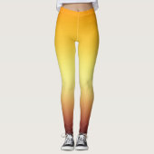 Crispy Warm Sway Ombre Tie Dye Leggings (Voorkant)