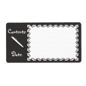 CrissCross U kiest kleur/voedsel & opslagetiketten Etiket (Voorkant)