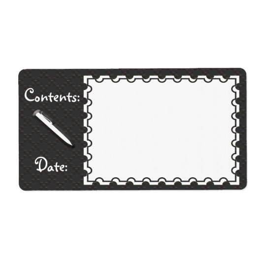 CrissCross U kiest kleur/voedsel & opslagetiketten Etiket (Voorkant)