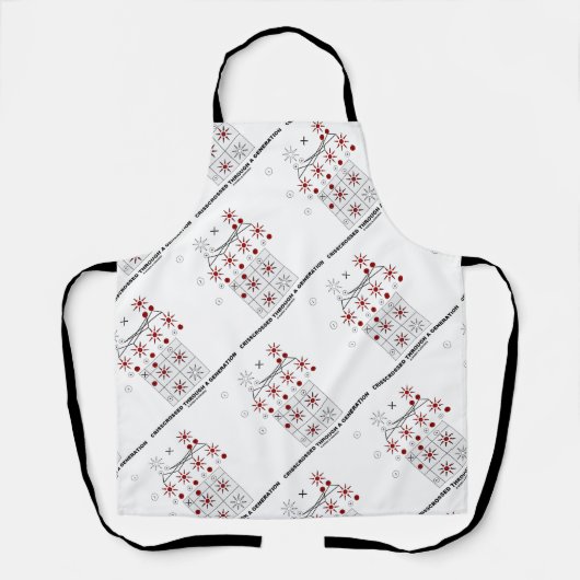 Crisscrosse door een generatieplein schort (Voorkant)