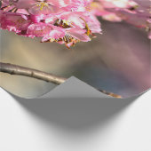Crisscrossed Sakura Tree Twigs Cadeaupapier (Hoek)
