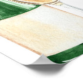 CRISTAL Champagne Bubble Wedding Welcome 18x24 Poster (Hoek)