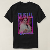 Cristal Connors Showmeiden Tribute Sticker T-shirt (Design voorkant)