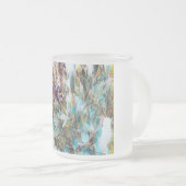 Cristal flower mug ♡ Taza de vidrio flores  Matglas Koffiemok (Voorkant rechts)