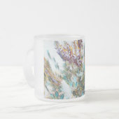 Cristal flower mug ♡ Taza de vidrio flores  Matglas Koffiemok (Voorkant links)