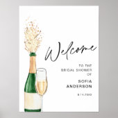 CRISTAL Vrijgezellenfeest Welkomstbord - Schuimbor Poster (Voorkant)