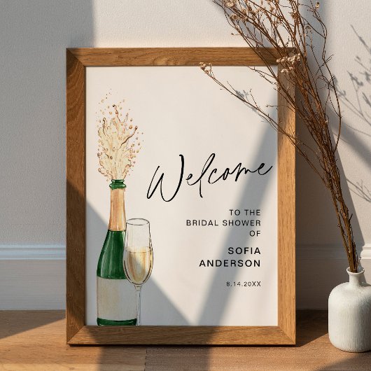 CRISTAL Vrijgezellenfeest Welkomstbord - Schuimbor Poster