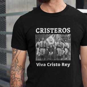 Cristeros Viva Cristo Rey Katholiek Geloof T-shirt