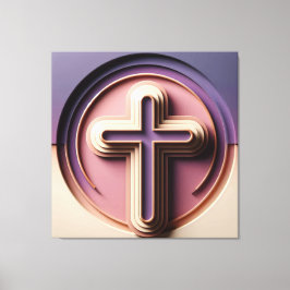 Cristian Cross  Canvas Afdruk