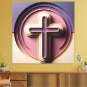 Cristian Cross  Canvas Afdruk (Insitu (Woonkamer))