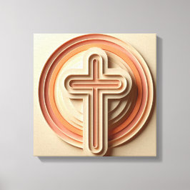 Cristian Cross Canvas Afdruk