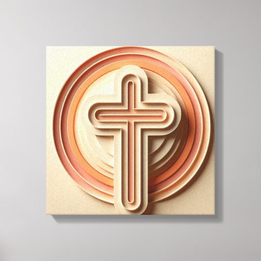 Cristian Cross Canvas Afdruk (Voorkant)
