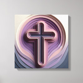 Cristian Cross Canvas Afdruk